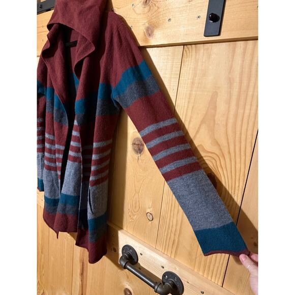 Toad & Co Women's Merino Heartfelt Hoodie Cardigan Size L - Picture 2 of 6